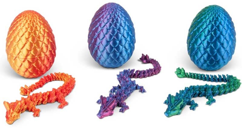 3D Printed Dragon Egg
