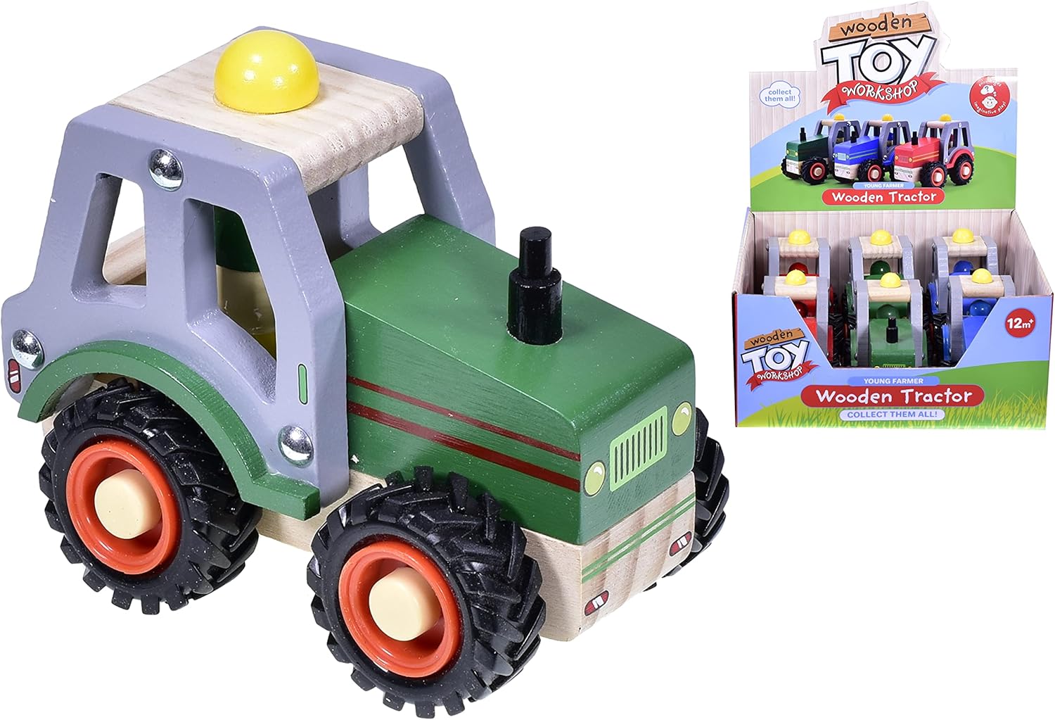 Wooden Toy Workshop Wooden Tractor