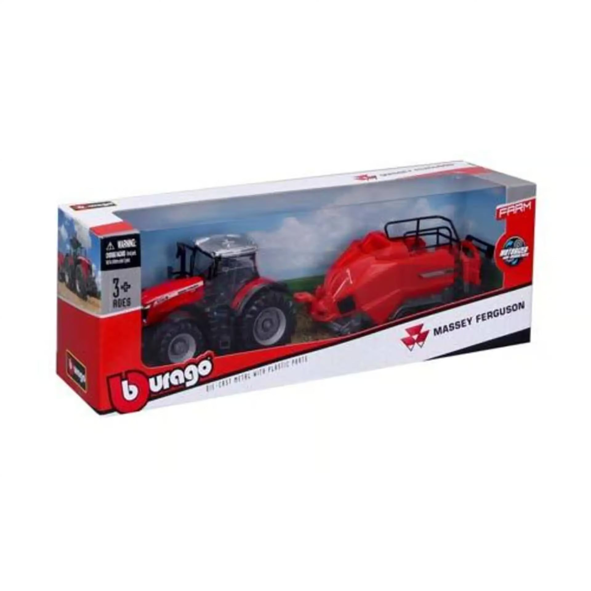 10cm Massey Ferguson 8740S With Baler Lifter