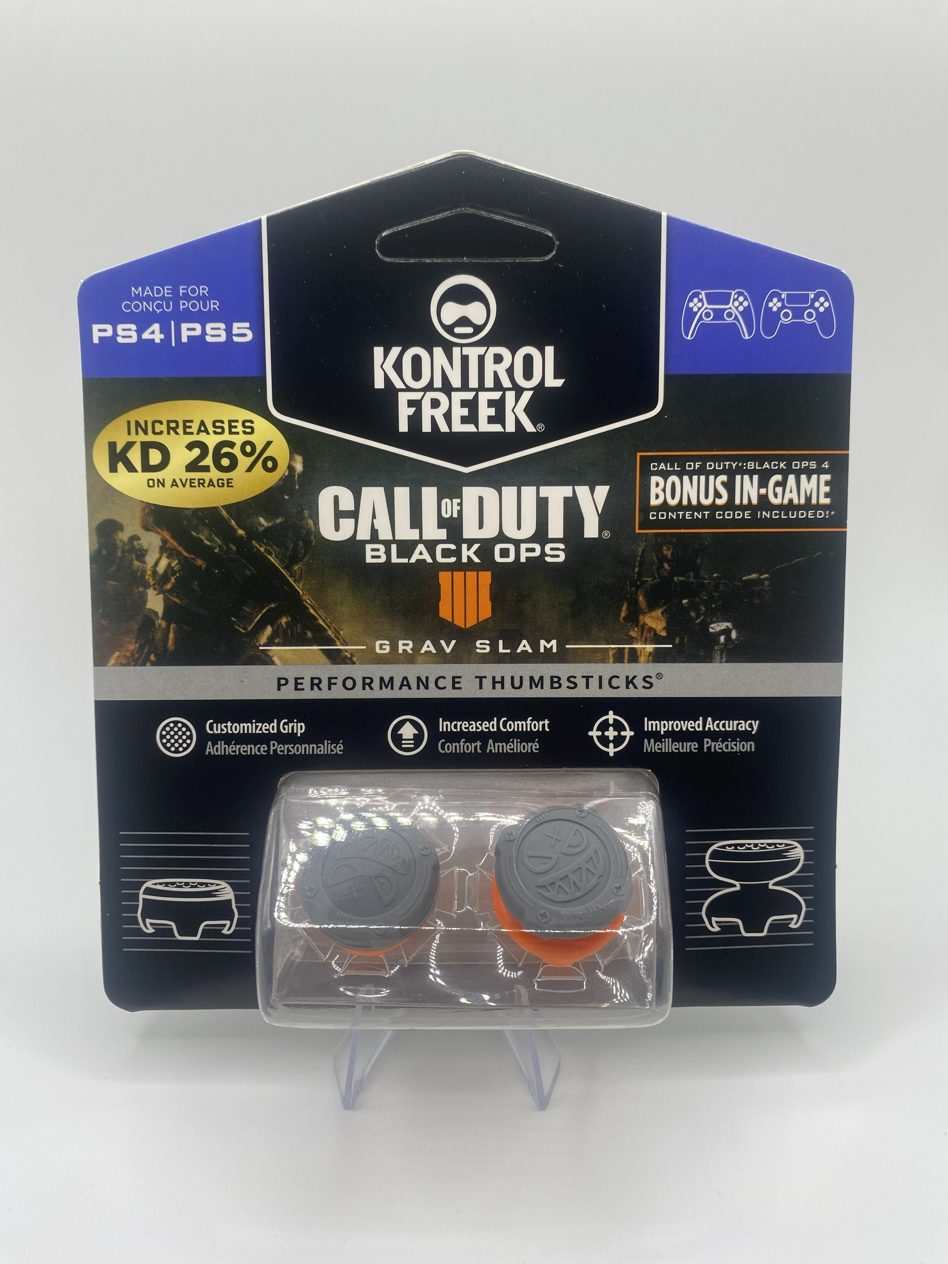 KontrolFreek Call of Duty: Black Ops 4 Grav Slam Performance Thumbsticks (PS4/PS5)