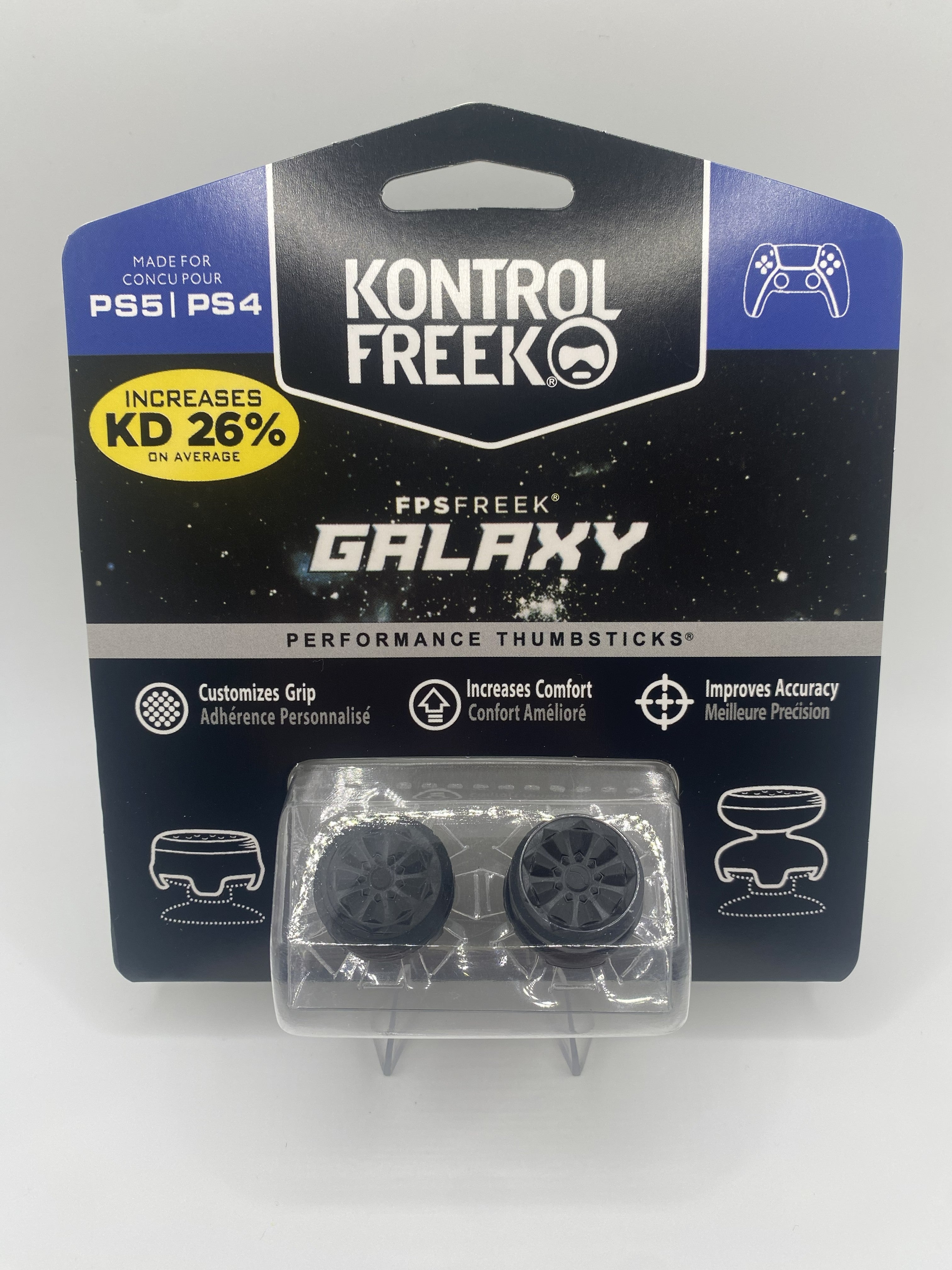 KontrolFreek FPS Freek Galaxy Performance Thumbsticks – Black (PS5/PS4)