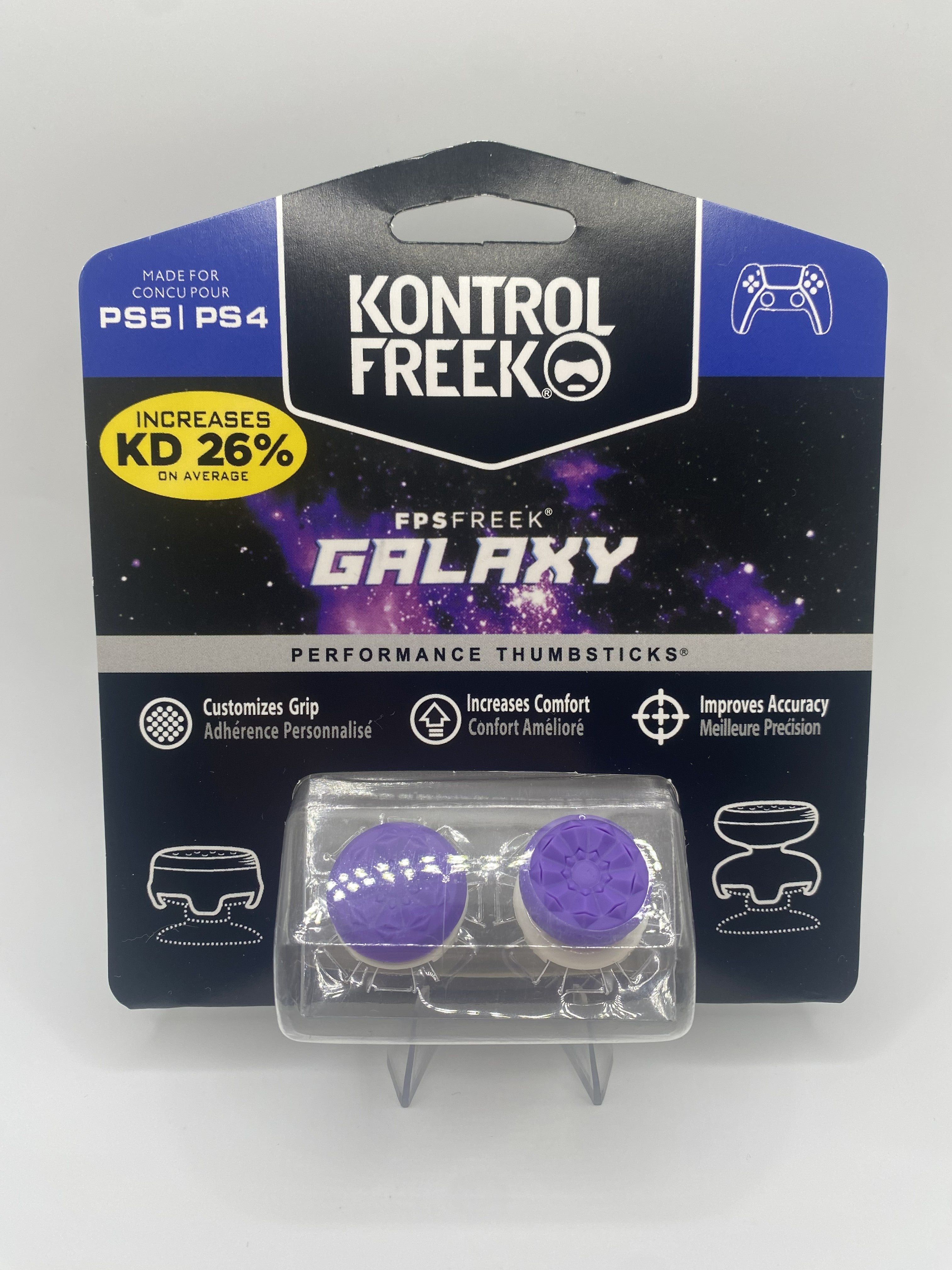 KontrolFreek FPS Freek Galaxy Performance Thumbsticks – Purple (PS5/PS4)