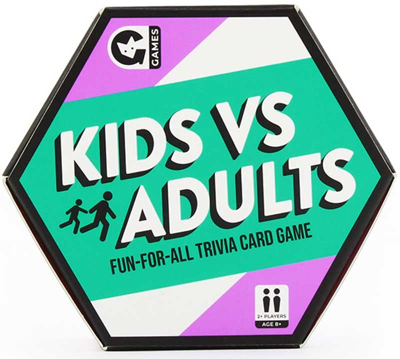 Kids vs Adults Trivia Card Game