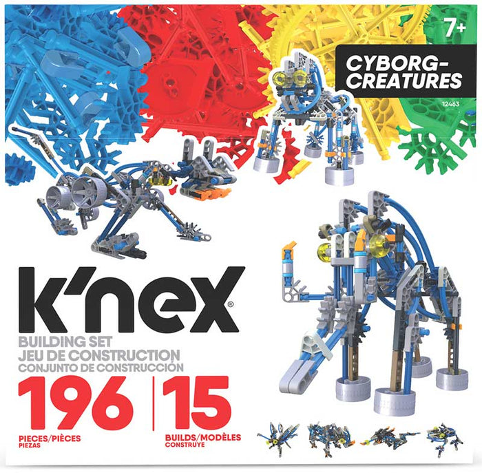 K’NEX Cyborg Creatures Building Set – 196 Pieces, 15 Builds