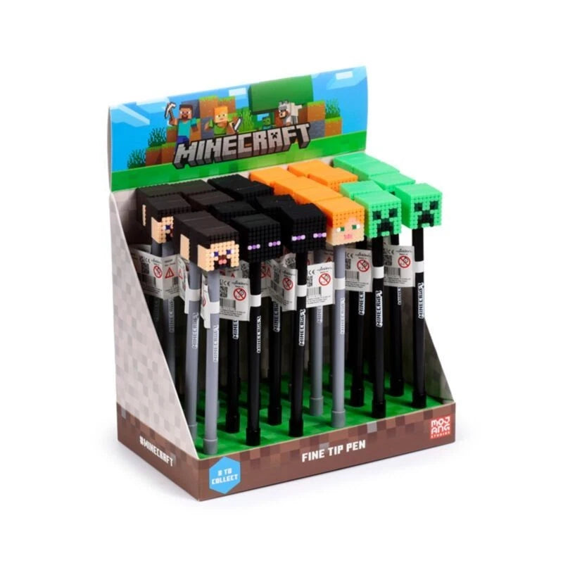 Minecraft Silicone Topper Pens